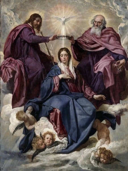 La vierge Marie, Reine