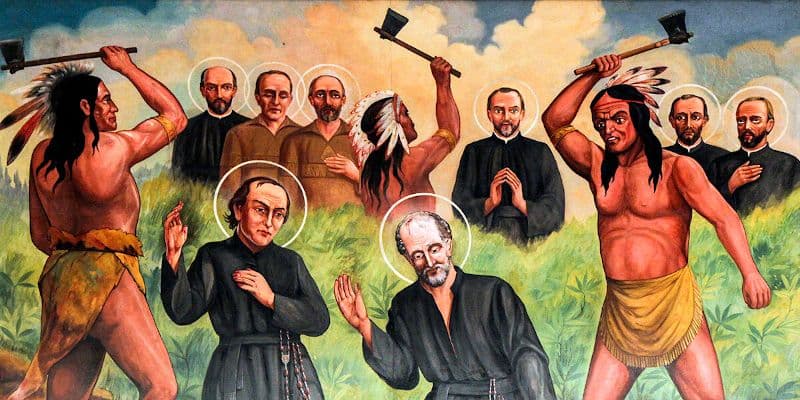Saint Isaac Jogues et ses compagnons