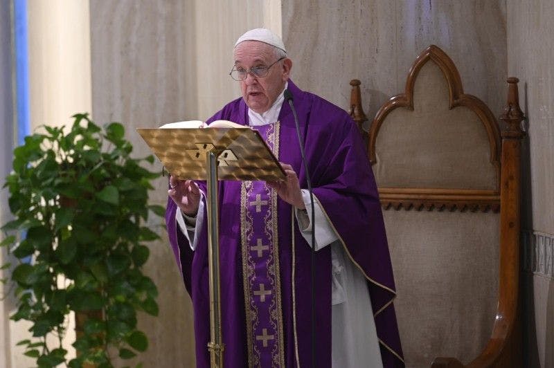 Homélie du pape François à Sainte-Marthe � Mardi 17 mars 2020