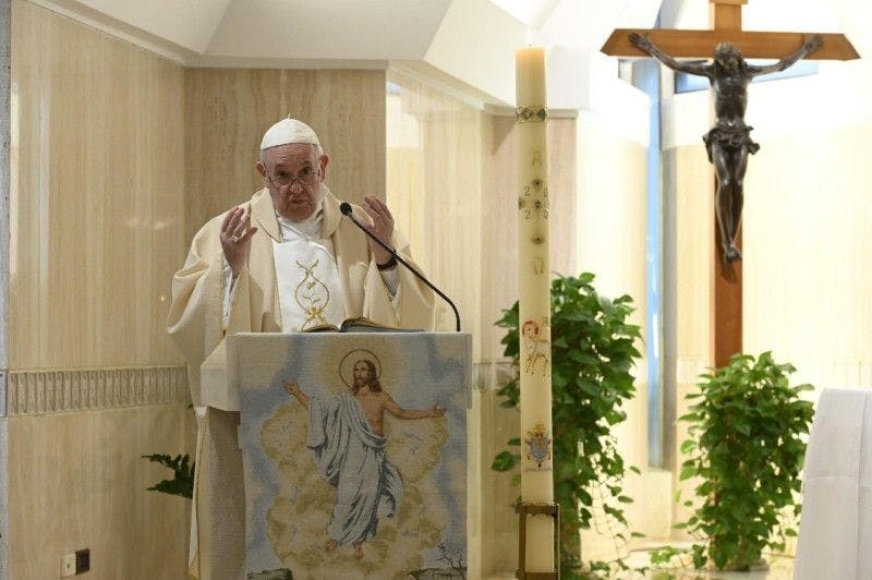 Homélie du pape François à la chapelle Sainte Marthe � 9 avril 2020