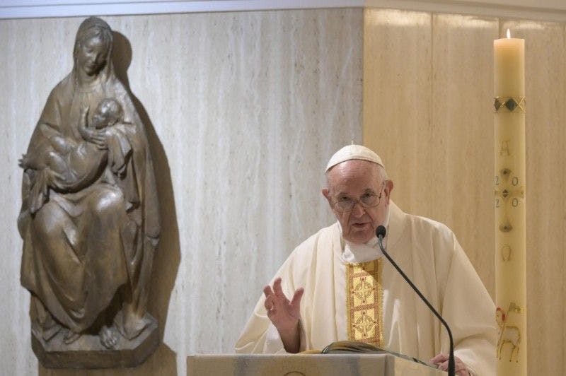 Homélie du pape François à la chapelle Sainte Marthe � 18 avril 2020