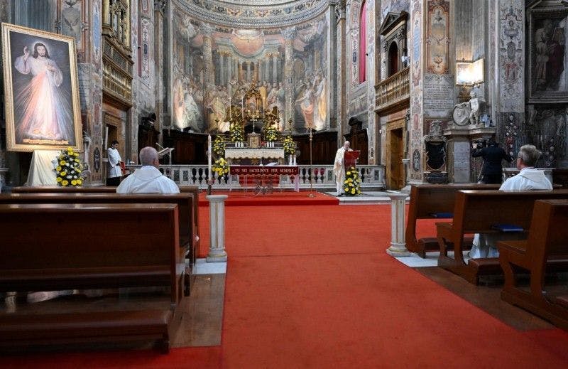 Homélie du pape François en l�église Santo Spirito in Sassia � 19 avril 2020