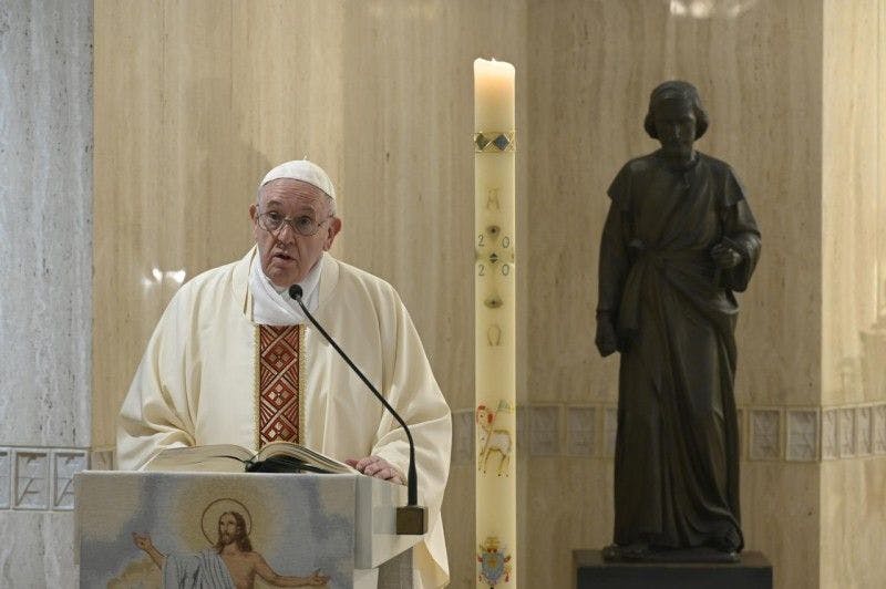 Homélie du pape François à la chapelle Sainte Marthe � 1 mai 2020