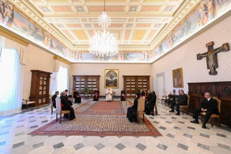 Audience générale - Bibliothèque du Palais apostolique - 27 mai 2020