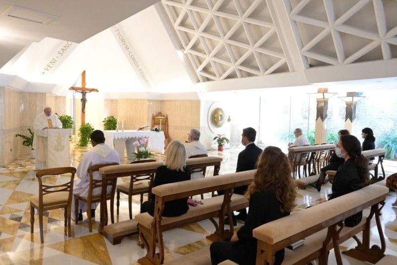 Homélie du Pape François à la chapelle Sainte Marthe, 8 juillet 2020
