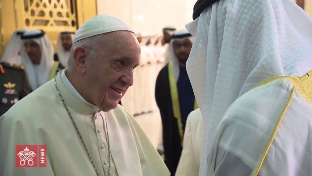 Le pape à Abou Dhabi