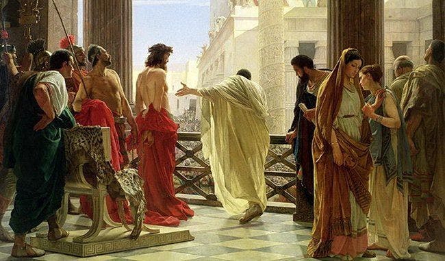 A souffert sous Ponce Pilate, a été crucifié, est mort et a été enseveli