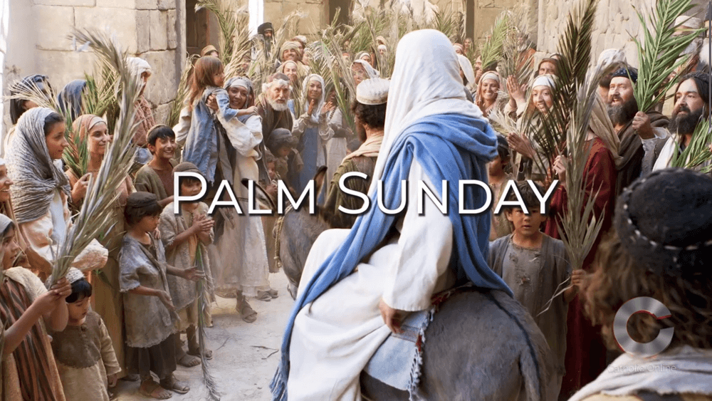 Le dimanche des Rameaux